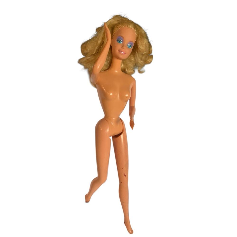 Vintage 1980s‎ Barbie and The Rockers Doll with Blonde Curly Hair D44